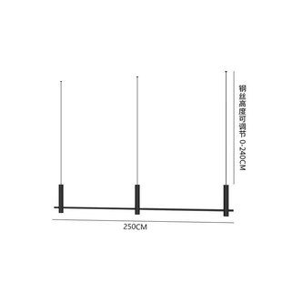 Clothing store black hanger wire rope height adjustment hanger ceiling hanging wedding dress rack women's clothing store boom