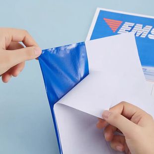 A4 A5 Прозрачный пакет с подставкой для логистики Экспресс-список упаковочных мешков для упаковки