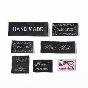 In stock HANDMADE woven buckle hair band special decoration Korean universal HANDMADE English DIY embroidery label
