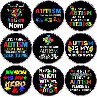 Брошь AUTISM осознание AUTISM головоломка значок металлический сплав значок аксессуары