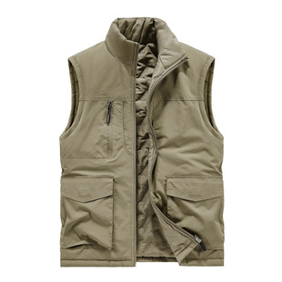 Autumn and Winter Volunteer Vests Custom-Made Warm and Thickeneded Advertising Work Clothes Korean Style Casual Corporate Vests Custom-Made Clothes