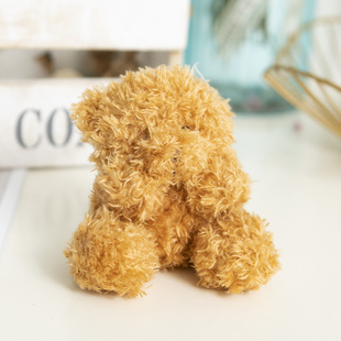 10cm plush bear toy pendant rag doll machine little doll di bear clothing accessories bag ornaments for women