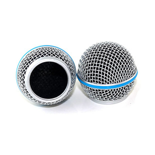Подходит для беспроводного микрофона Shure BETA58A сетчатая крышка микрофона аксессуары для микрофона металлическая сетчатая головка микрофона