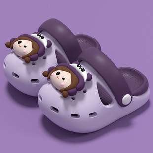 Children's Cave Shoes Summer Girls' Princess Non-slip Soft Sole Lightweight Kindergarten Baby Boys Outer Wear Beach Sandals