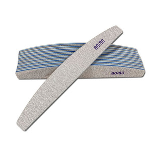 100/180 Sanding Strip Wear-resistant Nail File Manicure Sanding Strip Half-moon Thick File Nail Winding Strip