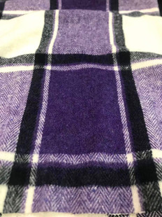 New Smooth Wool Large Plaid Coat Clothing/shoes, Hats/bag Fabrics Shaoxing Supply Price Beauty