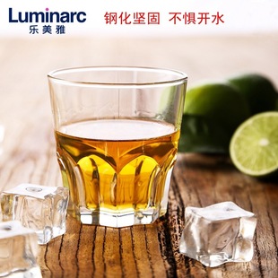 Lemeyer glass heat-resistant high-temperature milk juice cup stackable tempered water cup whisky Cup foreign wine cup wholesale