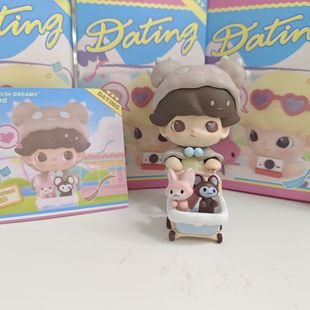 Bubble Mart Blind Box To Day DIMOO Dating серии ручной работы милые куклы автомобиля украшения игрушечные куклы