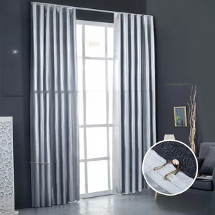 Shading Curtain Sunscreen Heat Insulation Price Thickened Full Shading Curtain Finished Shading Curtain Bedroom Balcony UV Protection