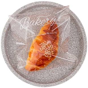Transparent packaging bag baking toast bread self-sealing bag can be praised sandwich dessert small steamed bread packaging self-adhesive bag