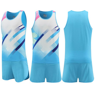 Track and Field Clothing suit Men's Summer Marathon Couple Sports Vest Training Clothing Competition Clothing Student Sports Examination Track and Field Clothing