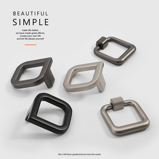Drawer Hidden Handle Tatami Hidden Handle Slot-free Cabinet Door Handle New Modern Simple Bedside Table Handle