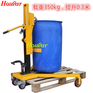 Preferential Hydraulic Oil Bucket Hand Push Foot Oil Tank Cart Cart DT350ABC Oil Bucket Truck Tray