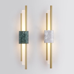 Post-modern Light Luxury Living Room Background Wall Lamp Hotel Lobby Aisle Marble Bedroom Bedside Simple Minimalist Wall Lamp
