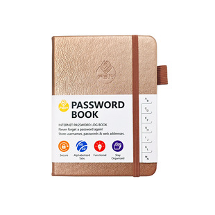 A6 Code Book Cross-border Hot Selling English Address Book Phone Book with Ladder Notebook in stock Customizable
