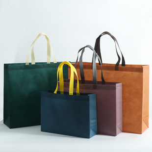 New Internet Celebrity Non-woven Bag Wholesale Tote Bag Spot Exhibition Advertising Shopping Bag Large Garment Bag
