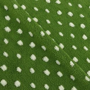 Spot single-sided jacquard cotton wool double color lamb wool cotton wool jacquard kennel home clothing home textile pillow fabric
