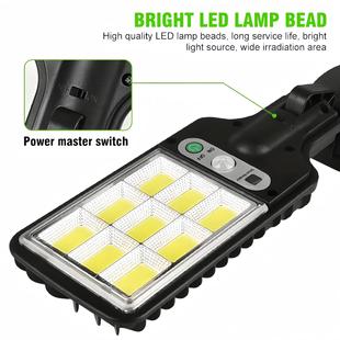 New Solar COB Street Light Human Body Induction Garden Light Outdoor Home Road Lighting Mini Remote Control Wall Light
