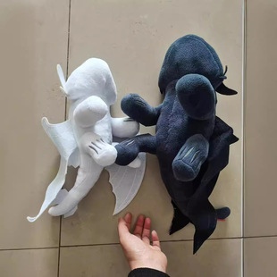 A generation of hair net red cross-border cute cartoon dragon plush toy doll doll grab machine cloth doll