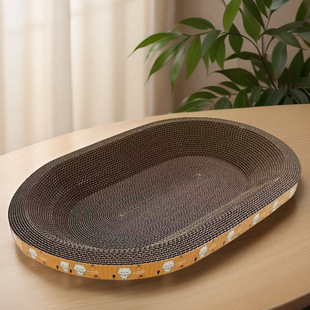 Cat scratch board cat nest cat scratch basin claw padded cardboard does not drop debris round scratch-resistant manufacturers wholesale a generation of hair