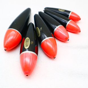 Foreign trade tung wood float far cast eye-catching Zhongji fishing float sea pole eye-catching far cast float big object big head sea fishing