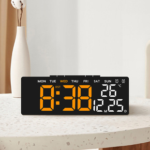 New clock multifunctional electronic clock simple LED digital clock USB output bedside clock 5510 alarm clock