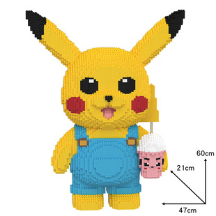Cartoon children's toys compatible with Lego puzzle adult decompression children's educational toys