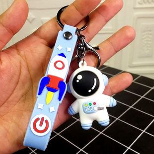 Creative astronaut spaceman keychain pendant couple bag doll key chain pendant gift wholesale