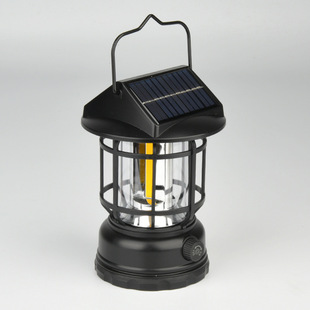 Solar Panel Outdoor Garden Light LED Rural Home Camping Light Lighting Waterproof Camping Horse Lamp