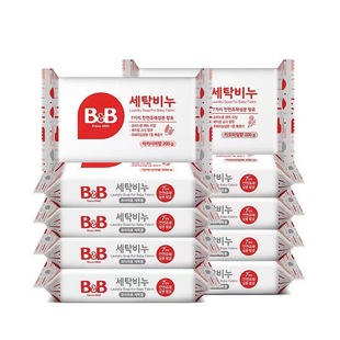 South Korea Baoning soap new baby laundry soap newborn diaper soap baby children decontamination soap non-fluorescent 200g