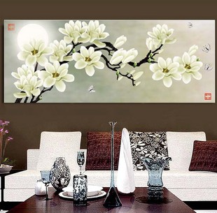 Qingfei 5D трехмерная вышивка крестиком магнолии мечты для дома и вышивка крестиком Wanxing Белое платье с цветком магнолии фея гостиная