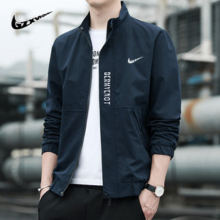 A generation of hair brand men's coat spring and autumn 2024 new casual hooded jacket men handsome Joker men