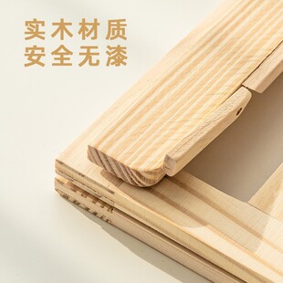 Bookshelf reading stand book holder portable simple desktop reading stand student adjustable book holder wooden book stand