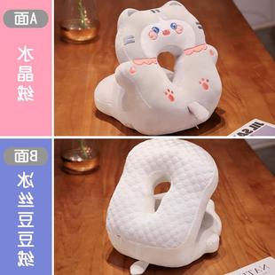 Primary School Students Ice Silk Peas Nap Pillow Children's Lunch Break Pillow Office Nap Girls Sleeping Pillow