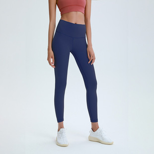 Guangzhou Shangyu Full-length 28-inch Leggings Yoga Suit Women's Naked Pants High Waist Sports Fitness Leggings Summer A5