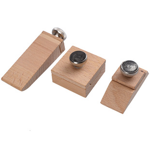 Beech Sandpaper Clip Leather Edge Polished Sandpaper Holder Handmade DIY Leather Edge Trimming Edge Polishing