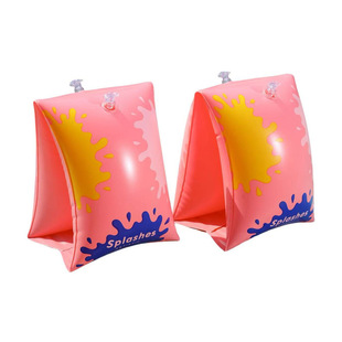 Cross-border Retro Style Adult and Children Swimming Love Arm Circle Water Sleeve Buoyancy Swimming Equipment Double Airbag Arm Circle