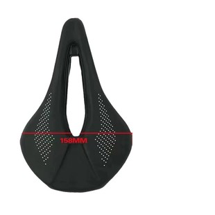 New Self-propelled Cushion Saddle Hollow PU Bicycle Cushion Ergonomic Groove Design Saddle Riding