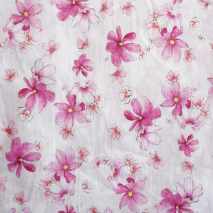 New Arrival 2025 Floral Korean Style All Cotton Digital Printed Poplin Children's Wear Children's Cotton Coat Floral Cloth Garment Fabric