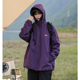 Mountain Outdoor Waterproof Tooling Jacket Trendy Men's and Women's Neutral Functional Pocket Hooded Jacket Jacket Xizang Tourism
