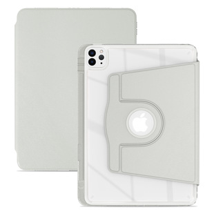 For Apple iPad air6 11 inch 2024 rotating acrylic pen slot protective case 10.2 pro13 leather case