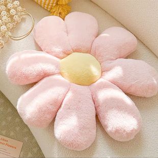Ins Cute Petal Bedroom Bedside Pillow Cushion Sofa Pillow Cushion Cream Wind Sun Flower Pillow Bay Window