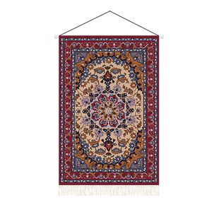 Ethnic Style Fabric Hanging Painting Moroccan Pattern Tapestries Wall Decoration High-Level Sense Dining Room Living Room Background Cloth Hanging Cloth