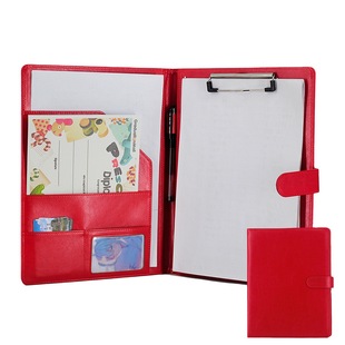 Executive folio PU folder, business leather document folder
