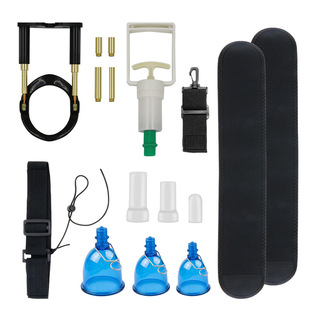 Foreign trade blue through Cup Ming men's sex toys penis exerciser cupping accessories wholesale generation