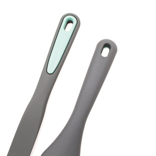 Silicone curved belly shovel kitchenware large spatula large spatula shovel long handle spatula stirring cooking shovel kitchenware baking tools