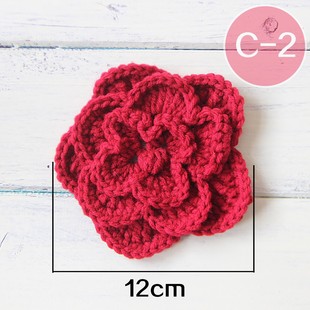 Hand-made wool flower hand-woven flower crochet milk cotton wool butterfly flower clothing accessories accessories in stock