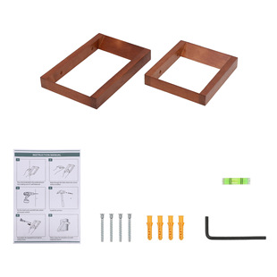 Wooden Wall Mounted Bookshelf Wall Solid Wood Floating Display Bookshelf Wall Decorative Shelf Book Floating Display Shelf
