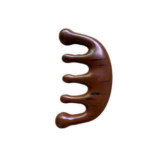 Massage Comb Head Meridian Comb Head Therapy Massage Men's and Women's Scraping Scalp Dredging Anti-Wide Tooth Comb Portable