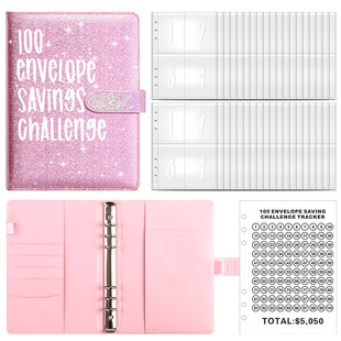 100Envelope Challenge Magic Loose-leaf 100 Days Challenge to Save Cash Envelope Saver E18
